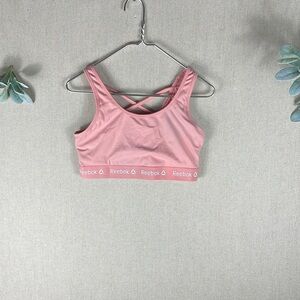 Reebok > Pink Sports Bra Medium